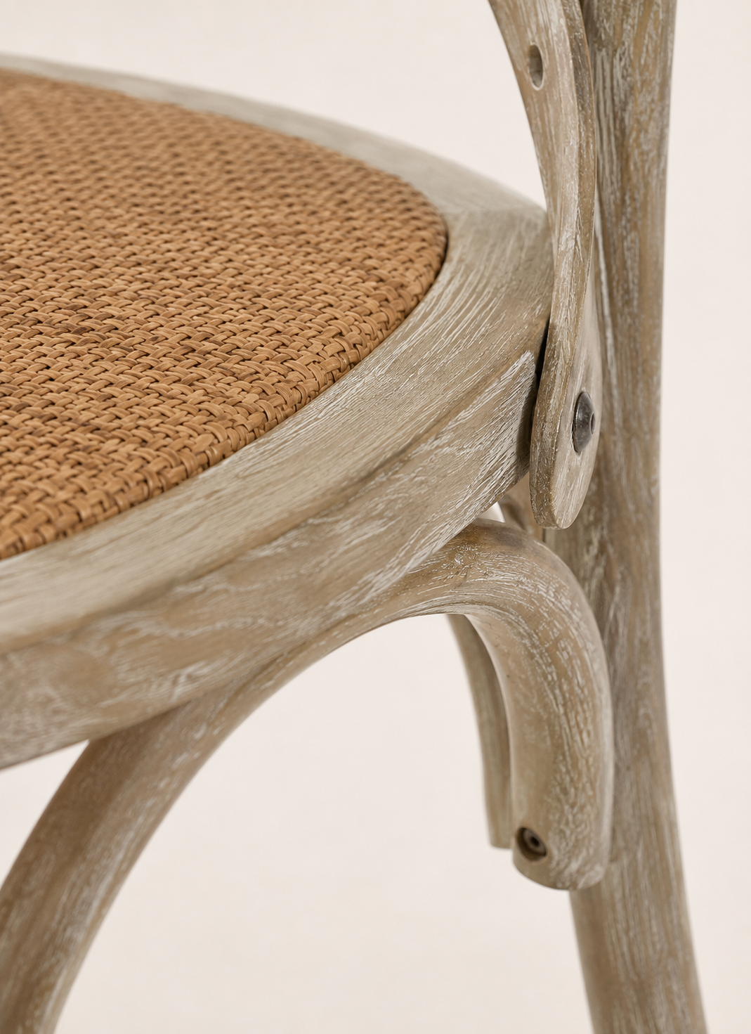 Millbrook Elm & Rattan Chair